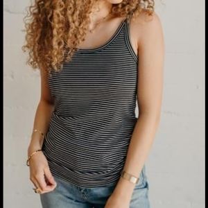 CJLA Violet Scoop Neck Tank